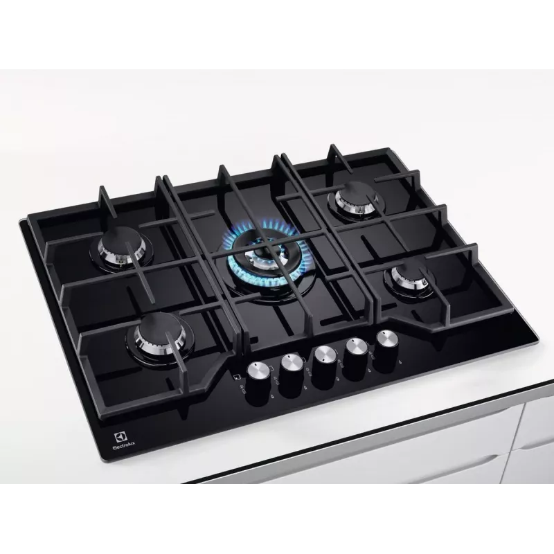 Electrolux KGG75362K Schwarz Einbau 75 cm Gas 5 Zone(n)