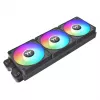 Thermaltake CT120 EX Reverse ARGB Sync CL-F192-PL12SW-A Gehäuselüfter 120 mm, hydraulisches Lager, 3er-Pack, Schwarz