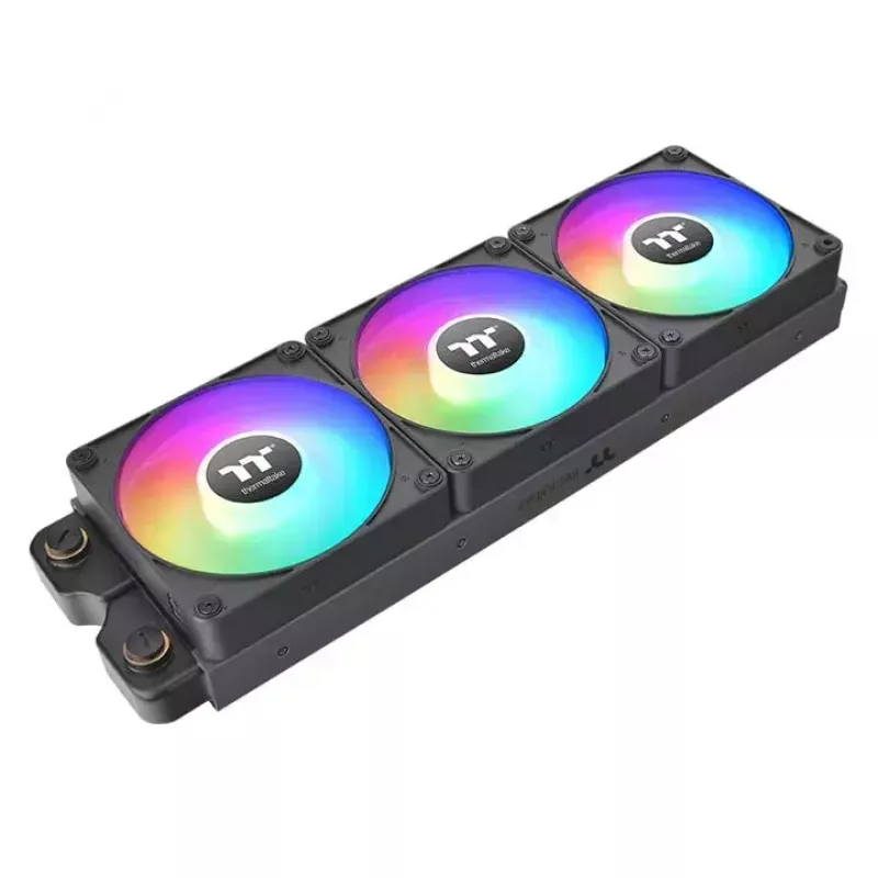 Thermaltake CT120 EX Reverse ARGB Sync CL-F192-PL12SW-A Gehäuselüfter 120 mm, hydraulisches Lager, 3er-Pack, Schwarz