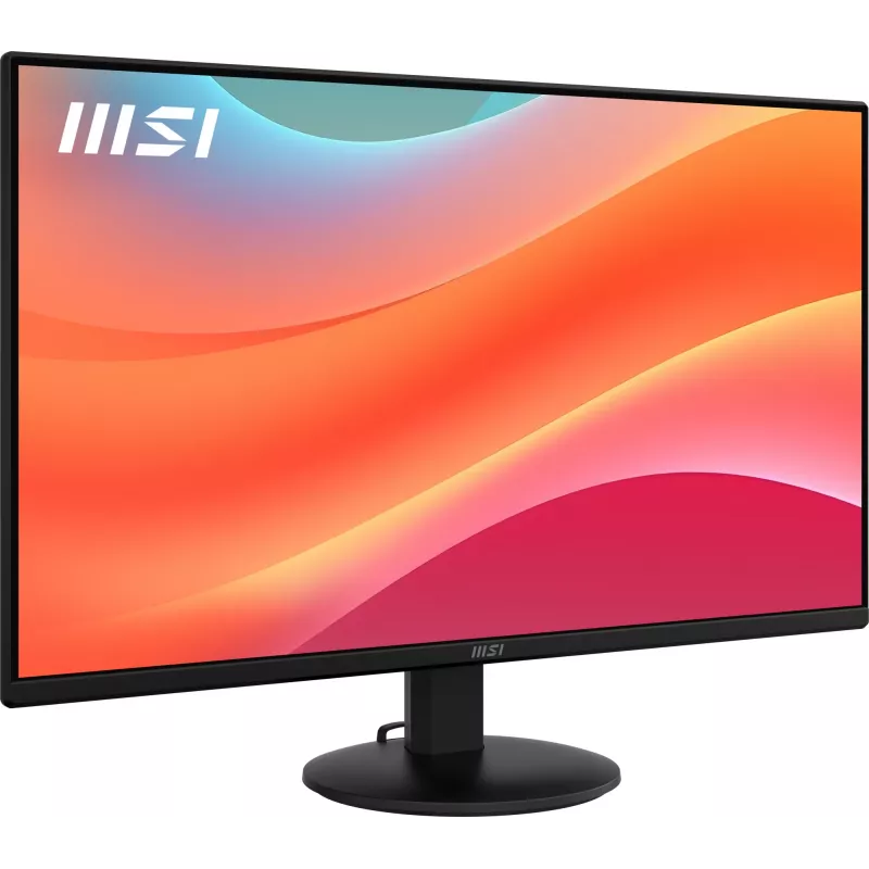 MSI PRO MP272L Monitor, 27 Zoll (68,6 cm), 1920 x 1080 Full HD, 16:9, 100 Hz, 1 ms, HDMI, DisplayPort, matt, schwarz