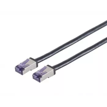 Netzwerkkabel Lanview LVN-CAT6A-FLEX-1 M S/FTP Cat6a 1 m Schwarz