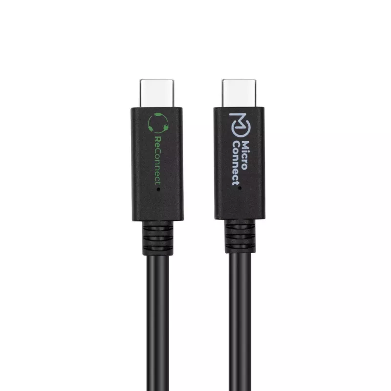 Microconnect ECO-USB3.2CC0.5 USB-Kabel USB 3.2 Gen 2x2 0,5 m USB C Schwarz