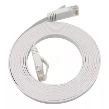 Microconnect V-UTP6A02W-FLAT-LSZH Netzwerkkabel Weiß 2 m Cat6a U/UTP (UTP)