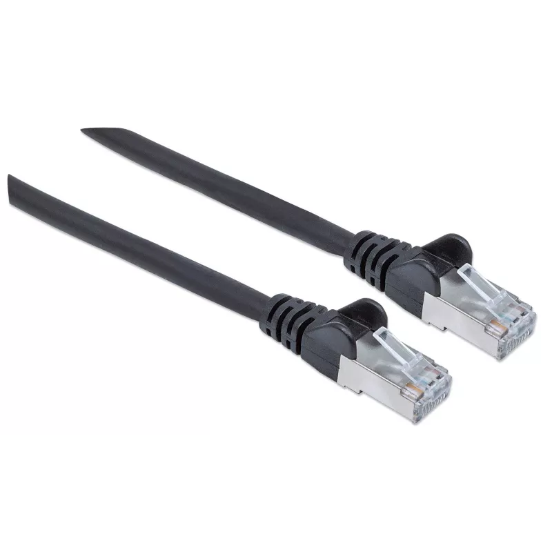 Netzwerkkabel Intellinet Cat6A RJ45 1,5 m Schwarz