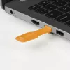 Port-Blocker Lindy RJ45 Port Locks Orange 10x + 1 Schlüssel