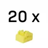 Port blocker Lindy RJ-45 Port Blocker ohne Schlüssel 20er-Pack Gelb