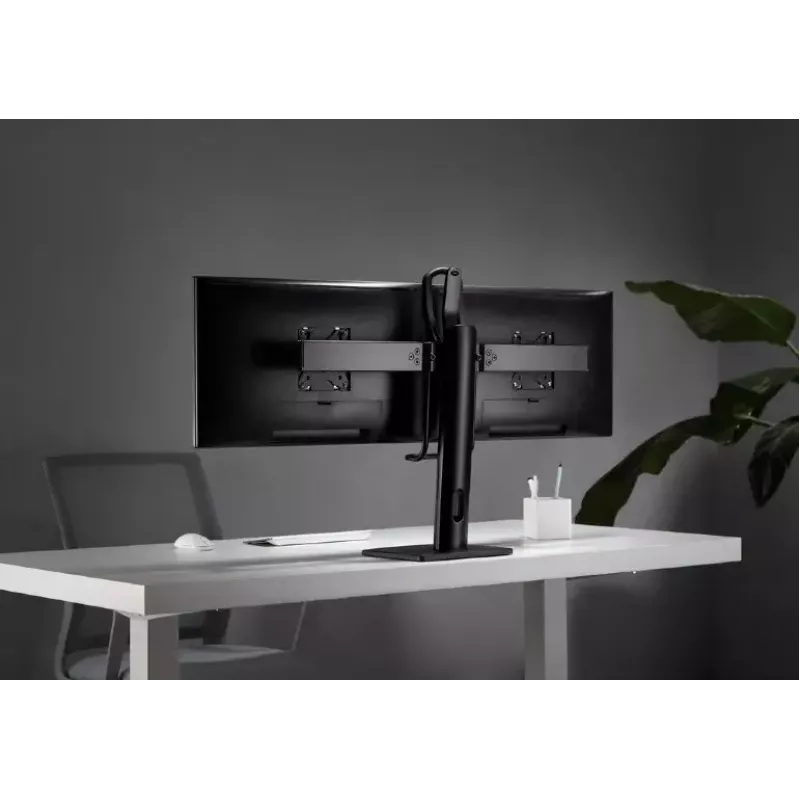 Monitorhalterung Gembird MS-D2-01 27 Zoll Schwarz Freistehend