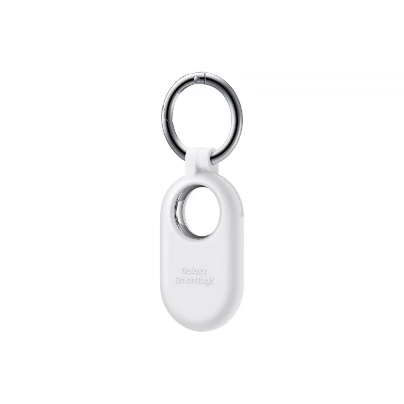 Samsung EF-PT560CWEGWW Silikonhülle für Galaxy SmartTag2 mit Karabinerring, Weiß