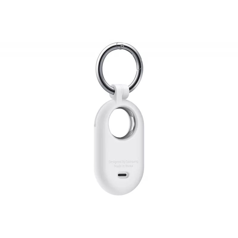 Samsung EF-PT560CWEGWW Silikonhülle für Galaxy SmartTag2 mit Karabinerring, Weiß