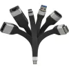 Techly ICOC-USBC-DP12 Videokabel-Adapter 0,131 m USB Type-C DisplayPort Schwarz