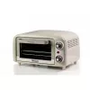 Ariete 3919 Elektro-Mini-Backofen Vintage, 800 W, 10 l Fassungsvermögen, Doppelverglasung, Retro, Beige