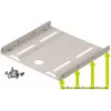 Goobay 94343 2,5 auf 3,5 Zoll HDD/SSD-Einbaurahmen, Beige