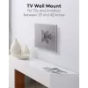 Goobay TV EasyFlex M Wandhalterung mit Neigefunktion, Schwarz (51893)