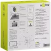 Goobay TV EasyFlex M Wandhalterung mit Neigefunktion, Schwarz (51893)