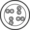 Goobay CAT 6 U/UTP Netzwerkkabel 94965, 100 m, Weiß