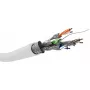 Goobay CAT 6 Netzwerkkabel S/FTP PiMF weiß 100m