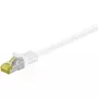 Netzwerkkabel Goobay RJ45 Patchkabel CAT 6A S/FTP 15 m Weiß