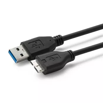 Goobay USB 3.0 SuperSpeed Kabel, USB-A auf Micro-USB B, 3 m, Schwarz