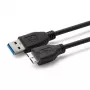Goobay USB 3.0 SuperSpeed Kabel, USB-A auf Micro-USB B, 3 m, Schwarz