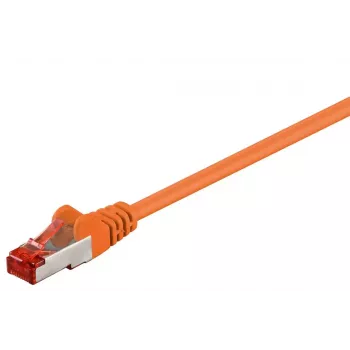 Netzwerkkabel Goobay 95496 Orange 2 m Cat6 S/FTP