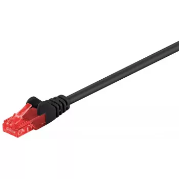 Goobay CAT 6 Patchkabel RJ-45 Cat6 3m Schwarz