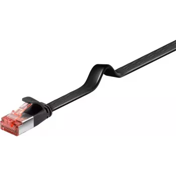 Netzwerkkabel Goobay 94231 Schwarz 1m Cat6 U/FTP (STP)