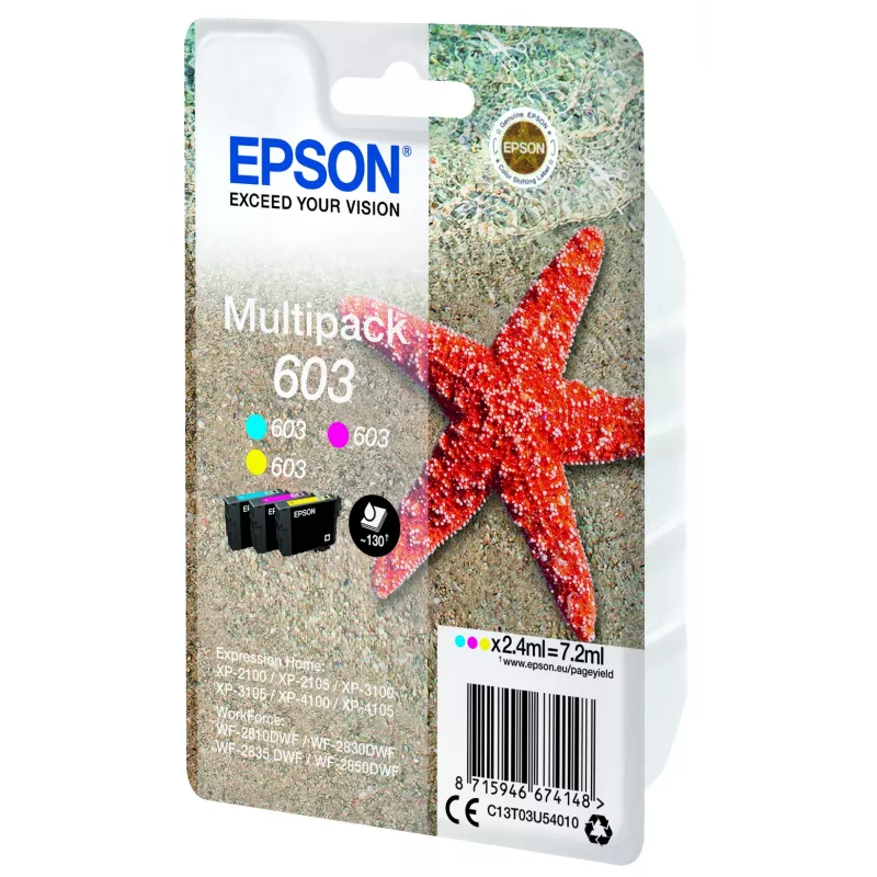 Epson C13T03U54010 Tintenpatrone 1 Stk. Original Standard-Reichweite Cyan, Magenta, Gelb