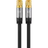 Koaxialkabel Wentronic 70664 2m F Schwarz