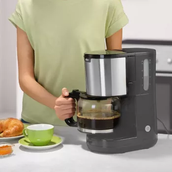 Braun PurShine KF 1500 BK Filterkaffeemaschine, Schwarz/Edelstahl