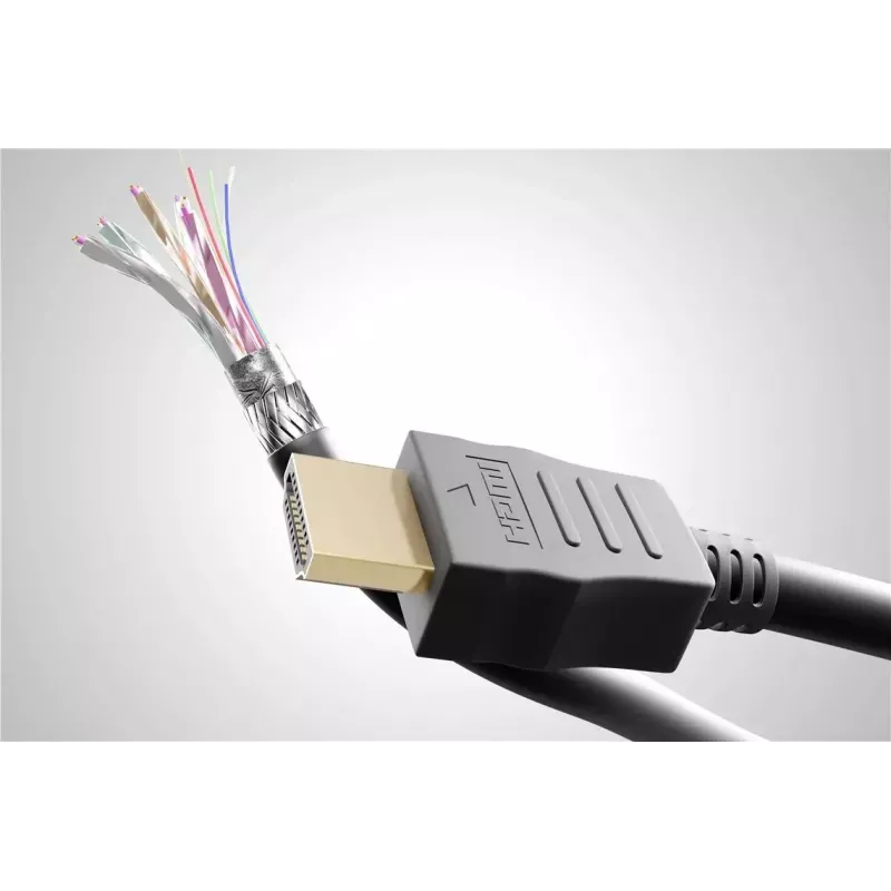 Goobay High Speed HDMI-Kabel mit Ethernet 1m 18 Gbit/s Schwarz