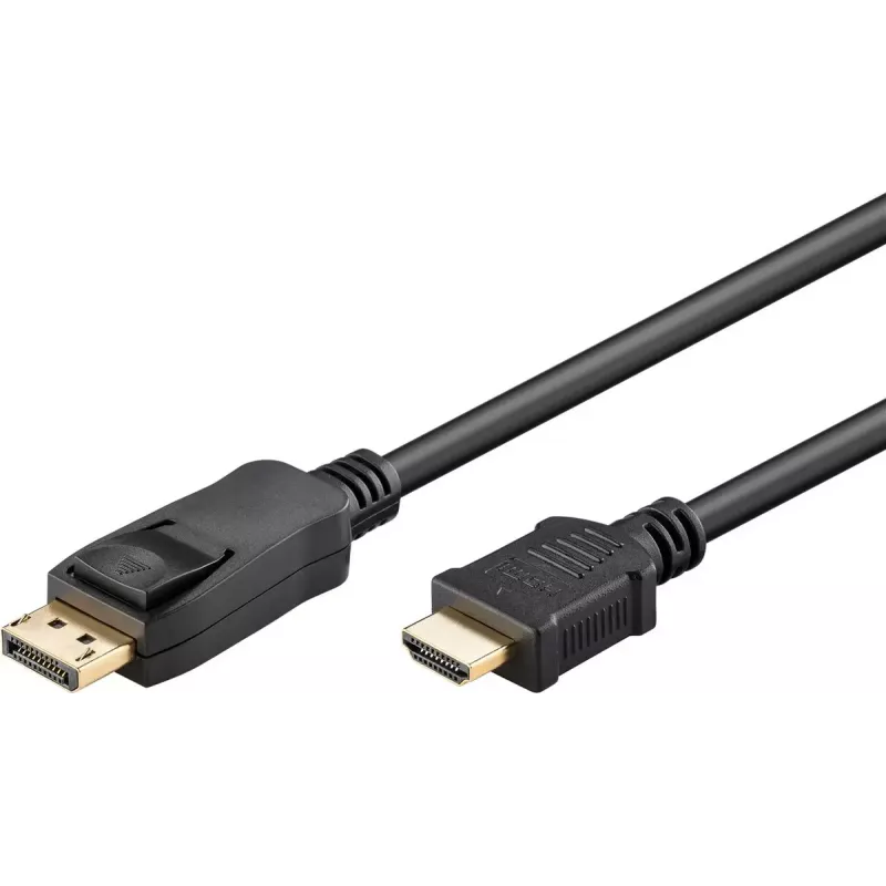Goobay DisplayPort auf HDMI Adapterkabel 1 m DisplayPort HDMI Typ A