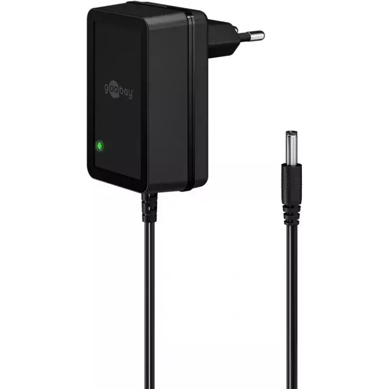 Goobay 64975 Ladegerät für Mobilgeräte, Innenbereich, AC, Schwarz