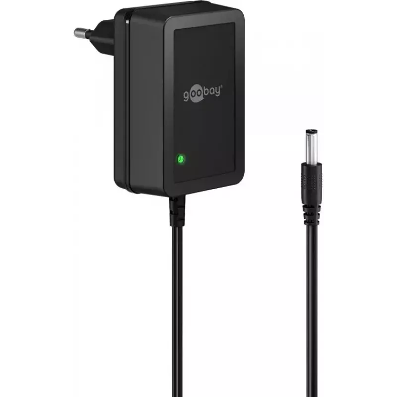 Goobay 64975 Ladegerät für Mobilgeräte, Innenbereich, AC, Schwarz
