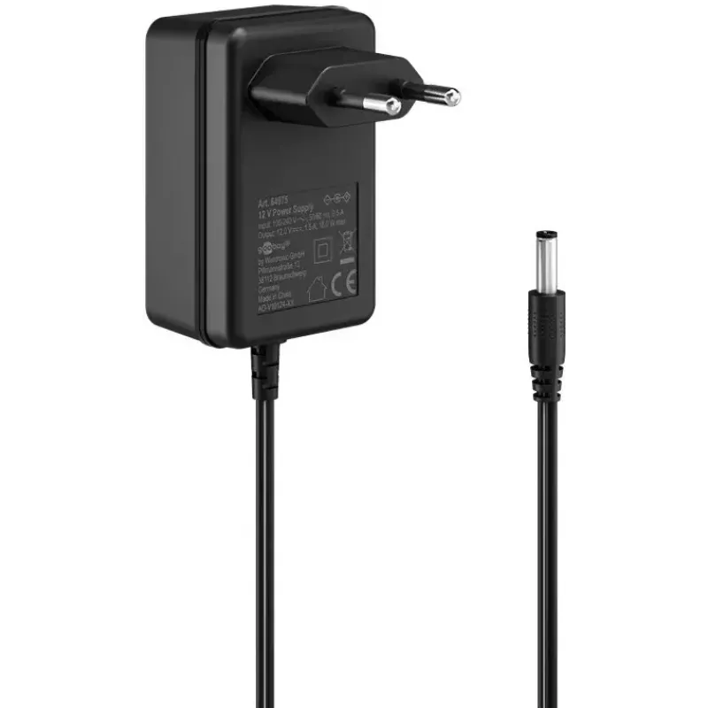 Goobay 64975 Ladegerät für Mobilgeräte, Innenbereich, AC, Schwarz