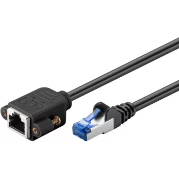 Netzwerkkabel Goobay 65645 RJ-45 Cat6a 5 m Schwarz