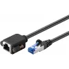Netzwerkkabel Goobay 65641 RJ-45 Cat6a 0,5 m Schwarz