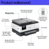 HP OfficeJet Pro 8134e kabelloser All-in-One Farbdrucker, Instant Ink; beidseitiger Druck