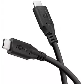 USB-Kabel Goobay 74698 USB 3.2 Gen 1 0,5m USB C Schwarz