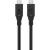 USB-Kabel Goobay 74698 USB 3.2 Gen 1 0,5m USB C Schwarz