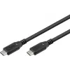 Goobay USB Kabel 74728 USB 3.2 Gen 1 2m USB C Schwarz