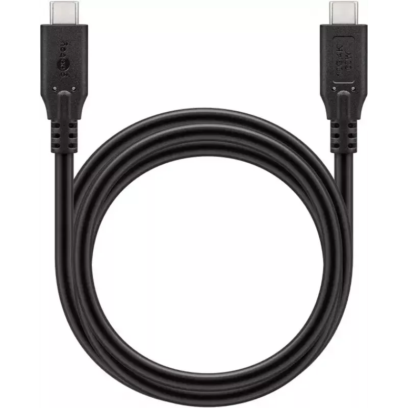 USB-Kabel Goobay 74207 USB 3.2 Gen 1 2 m USB-C Schwarz