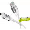 Goobay USB-C 3.1 auf RJ45 Ethernet-Kabel Slim, 1,5 m, Weiß (74386)