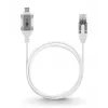 Goobay USB-C 3.1 auf RJ45 Ethernet-Kabel Slim, 1,5 m, Weiß (74386)