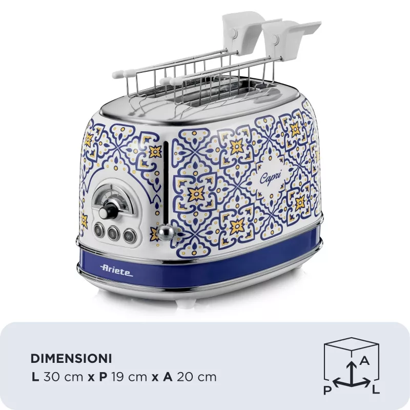 Ariete Capri 00C01550CAR0 Toaster, 2 Scheiben
