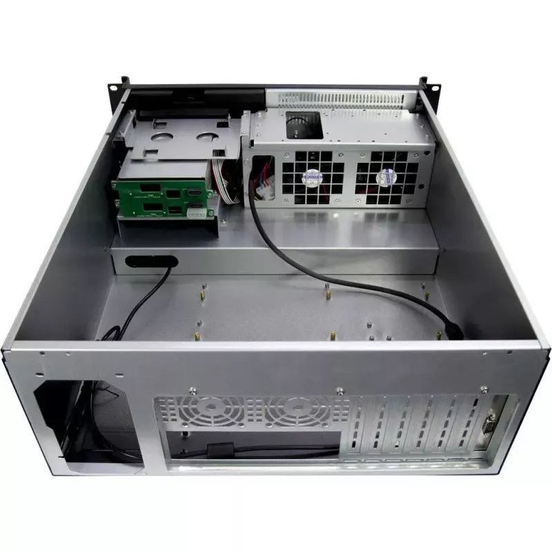 Servergehäuse Inter-Tech 4U 4452-TFT Rack Schwarz