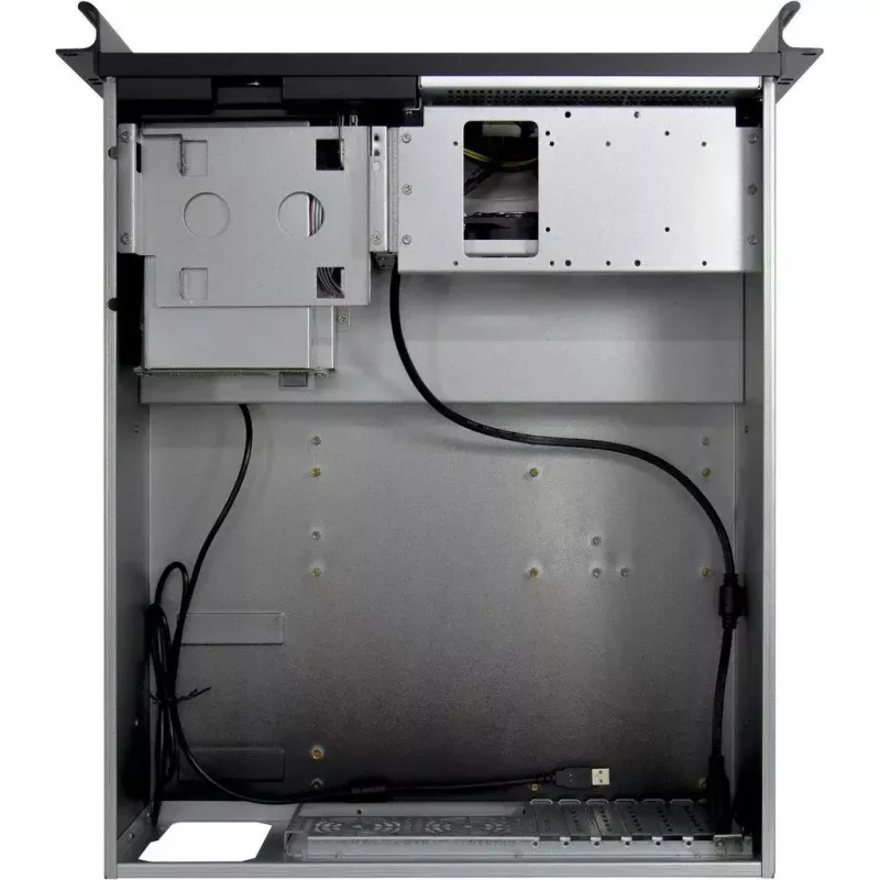Servergehäuse Inter-Tech 4U 4452-TFT Rack Schwarz
