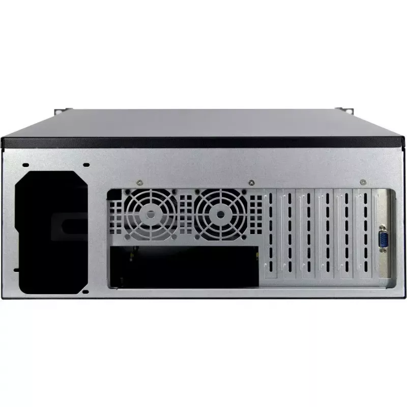 Servergehäuse Inter-Tech 4U 4452-TFT Rack Schwarz