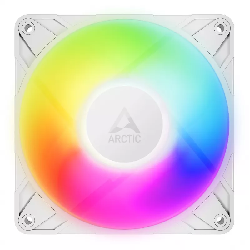 ARCTIC Freezer P12 Pro A-RGB (Weiß) - 3er-Pack 120 mm A-RGB PWM Lüfter mit Kabel-Splitter