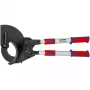 Knipex 95 32 100 Kabelmesser, mit Ratsche, 100 mm