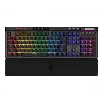 MSI Strike Pro Wireless Silent Mechanische Gaming-Tastatur, DE (QWERTZ) Layout, Schwarz